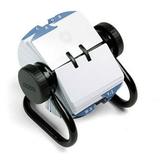 Rolodex 66704 Open Rotary Card File Holds 500 2-1/4 x 4 Cards- Black