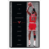Michael Jordan - Heart Wall Poster 14.725 x 22.375 Framed