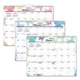 At-A-Glance Watercolors Recycled Monthly Wall Calendar 2020