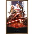 Star Wars: The Rise Of Skywalker - Group Wall Poster 22.375 x 34 Framed