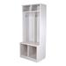 Little Partners Learn N Store Cubby Wooden 2 Wide Kids Locker Soft White