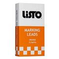 Listo 162 Marking Pencils Refill - ORANGE Box of 72 Grease Pencils/China Marking Pencils/Wax Pencils