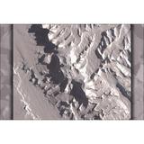 24 x36 Gallery Poster Satellite image of Vinson Massif Antarctica