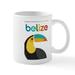 CafePress - Belize Vintage Travel Poster With Toucan Mugs - 11 oz Ceramic Mug - Novelty Coffee Tea Cup