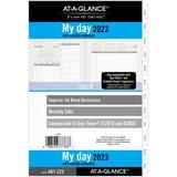 Day Runner Daily Planner Refill - Julian Dates - Daily - 1 Year - January 2023 till December 2023 - 8:00 AM to 5:00 PM - Quarter-hourly 6:00 AM to 7:00 PM - Half-hourly - 1 Day Double Page Layout -