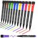 12 Colours Magnetic Whiteboard Pens Fine Tip Whiteboard Pens Erasable White Board Pens Colour Dry Wipe Pens for Office Accessories Weekly Planner