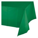 54 x 108 Emerald Green Plastic Tablecover. Each