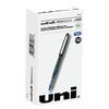 Uniball Vision Needle Rollerball Pens Micro Point (0.5mm) Blue Ink 12 Count