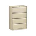 Lorell Lateral File 4-Drawer 36 x18-5/8 x52-1/2 Putty 60444
