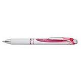 Energel Rtx Retractable Liquid Gel Pen .7mm White/pink Barrel Pink Ink