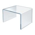 Azar Displays 515328 Clear Acrylic Riser Pedestal Display 2.5 W x 2.5 D x 2.5 H 4-Pack