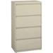 Scranton & Co 30 4-Drawer Modern Metal Lateral File Cabinet in Beige