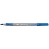 BIC Products - BIC - Ultra Round Stic Grip Ballpoint Stick Pen Blue Ink Medium Dozen - Sold As 1 Dozen - Feather-light ultra-smooth ballpoint pen. - Features BIC s exclusive ink system...