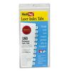 2PK Redi-Tag Laser Printable Index Tabs 7/16 Inch White 180/Pack