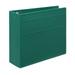 Carstens 4-Inch Heavy Duty 3-Ring Binder - Side Opening Teal