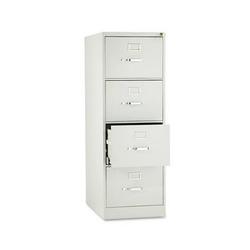 510 Series Four-Drawer Full-Suspension Adjustable File Cabinet 18.25w x 25d x 52h Light Gray