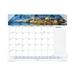 AT-A-GLANCE Seascape Panoramic Desk Pad Seascape Panoramic Photography 22 x 17 White Sheets Clear Corners 12-Month (Jan-Dec): 2023 (89803)