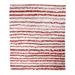 LADDKE Throw Blanket Warm Cozy Print Flannel Colorful Brush Pastel Chalk Crayon Red Stroke Stripes on White Straight Comfortable Soft for Bed Sofa and Couch 58x80 Inches