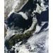 February 22 2011 - Satellite view of Japan. Poster Print (13 x 15)