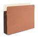 HITOUCH BUSINESS SERVICES Heavy-Duty Reinforced File Pocket 3.5 Exp Letter Size Brown 10/BX