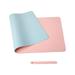 AnuirheiH PU Leather Desk Pad with Base Multi-Color Non-Slip Mouse Pad 31.5 x 15.7 Waterproof Desk Writing Mat Large Desk Blotter Protector