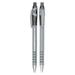 Flexgrip Ultra Ballpoint Pen Retractable Medium 1 Mm Black Ink Black/gray Barrel Dozen | Bundle of 2 Dozen