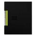 TOPS-1PK Idea Collective Professional Wirebound Hardcover Notebook 1 Subject Medium/College Rule Black Cover 8 x 5.5 80 Sheets