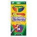 Erasable Color Pencil Set 3.3 Mm 2b (#1) Assorted Lead/barrel Colors 24/pack | Bundle of 2 Boxes