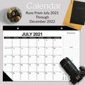 Hxroolrp Home Decor Calendar 2022 English Desktop Fresh And Portable Pendulums Calendar : 2021.7-2022.12