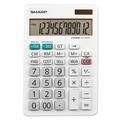 Sharp Calculators 12 Digit Professional Large Desktop Calculator with Kick Stand Display (EL-334WB)