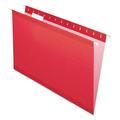 Colored Reinforced Hanging Folders Legal Size 1/5-Cut Tabs Assorted Colors 25/Box | Bundle of 10 Boxes