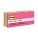 2PK Post-it Original Pads in Poptimistic Collection Colors 1.38 x 1.88 100 Sheets/Pad 12 Pads/Pack (653AN)