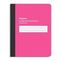 Staples Composition Notebook 9.75 x 7.5 College Ruled 70 Sh. Pink (24488) TR55084N/55084