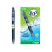 B2P Bottle-2-Pen Recycled Retractable Gel Pen 0.7mm Purple Ink Translucent Blue Barrel