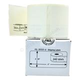 34 Rolls 34 000 Labels POLYPROPYLENE Labels White Waterproof Dymo LabelWriters 30323