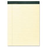 Recycled Legal Pad- 8 1/2 x 11 3/4 Pad- 8 1/2 x 11 Sheets- 40 Sheets/Pad- Canary