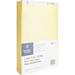 Business Source Micro - Perforated Legal Ruled Pads - Legal - 50 Sheets - 0.34 Ruled - 16 lb Basis Weight - 8 1/2 x 14 - Canary Paper - Micro Perforated Easy Tear Sturdy Back | Bundle of 5