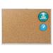 Quartet Classic Series Cork Bulletin Board 24 x 18 Tan Surface Silver Aluminum Frame Each