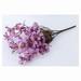 4 Pack Artifical Flowers Orchid Plant Phalaenopsis Flowers Branches Fake Plants Real Touch for Home Office Wedding Table Decoration DIY Light Purple