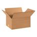 25 Multi-Depth Corrugated Boxes - 12 x 9 x 6 Brown ECT-32