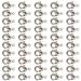 Mavis Laven 50pcs DIY Lobster Clasp Metal Snap Hook Spring Buckle For Necklace Bracelet Jewelry Making Jewelry Making Tool Lobster Clasp