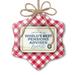 Christmas Ornament Worlds Best Pensions Adviser Certificate Award Red plaid Neonblond