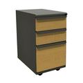 Zapf Mobile Ped Box/Box/File Dark Neutral Solar Oak Fronts 23 D