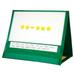 Learning Resources Magnetic Demonstration Double-Sided Tabletop Pocket Chart 20 x 24 Green Grade 1 - Grade 4