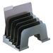 Recycled Plastic Incline Sorter 5 Sections Letter Size Files 13.25 X 9 X 9 Black | Bundle of 5 Each