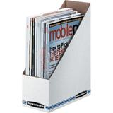 Bankers Box Stor/File Magazine Files - Letter - Blue White - Fiberboard - 1 Each | Bundle of 5