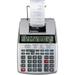 Canon P23-DHV-3 12-digit Printing Calculator - Clock Calendar Decimal Point Selector Switch Sign Change - 2.2 x 6.4 x 9.1 - Silver - 1 Each | Bundle of 2 Each