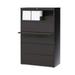Hirsh Industries B690992 36 in. HL10000 Series Lateral File with 5-Drawer - Charcoal