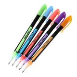 SagaSave Flash Gel Pen Set Bullet Nib Transparent Pen Holder Smooth Writing Marking Highlighting Assorted Colors