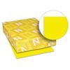 Wausau Paper 22533 Multipurpose Colored Paper 24lb 11 x 17 Solar Yellow 500 Sheets/Ream